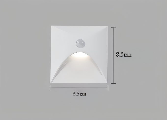 LuminiPath - Wasserdichte IP65 Wandleuchte - Innen und Außenwandleuchte - Bewegungsmelder Wandleuchte LED