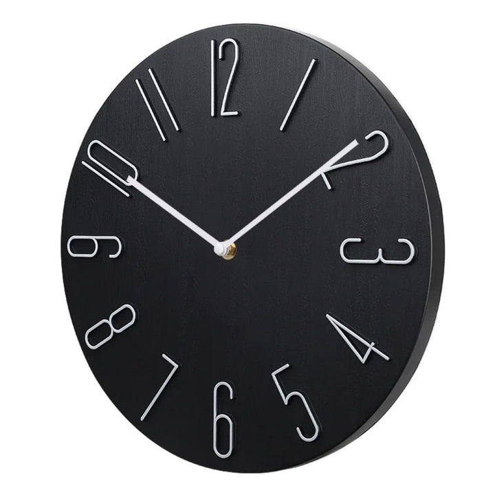 Silencio Moderne, geräuschlose Wanduhr – Minimalistisches Design mit Quarzwerk