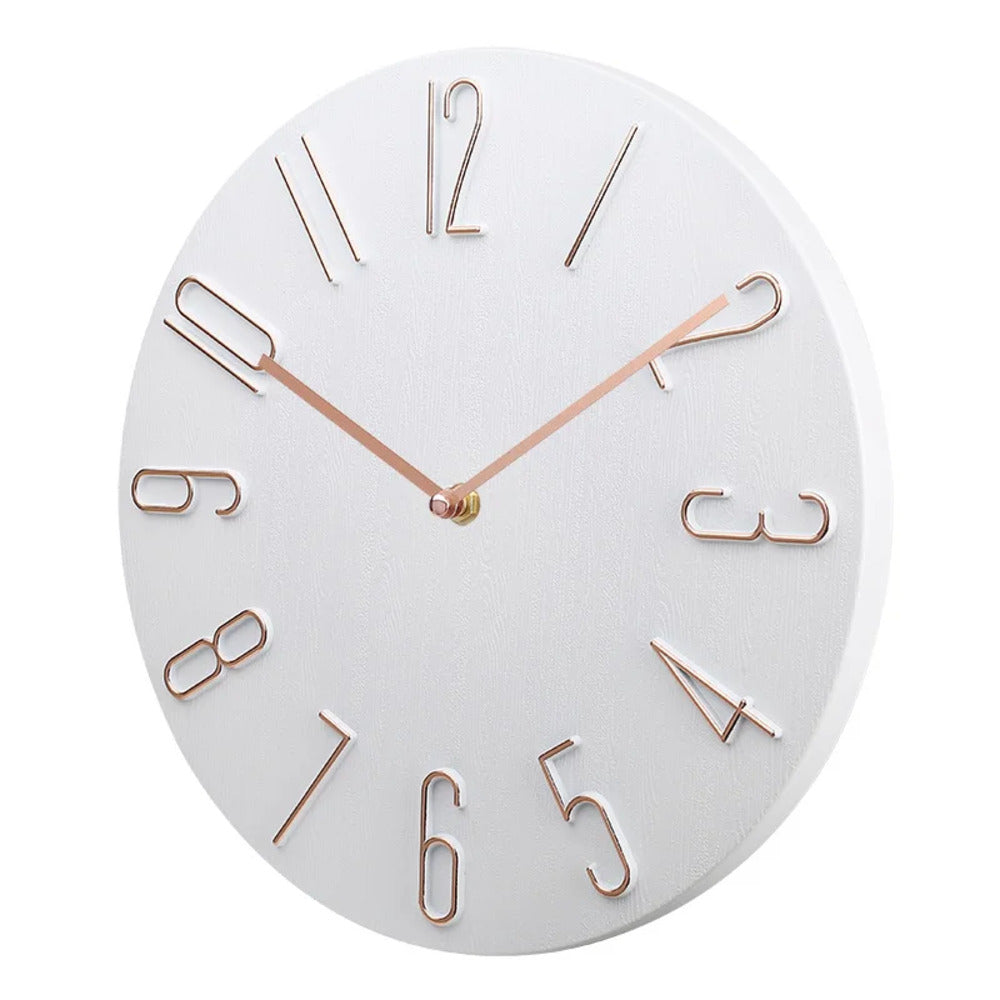 Silencio Modern Silent Wanduhr – Minimalistisches Design mit Quarzwerk | Karnz