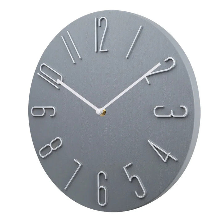 Silencio Modern Silent Wanduhr – Minimalistisches Design mit Quarzwerk | Karnz