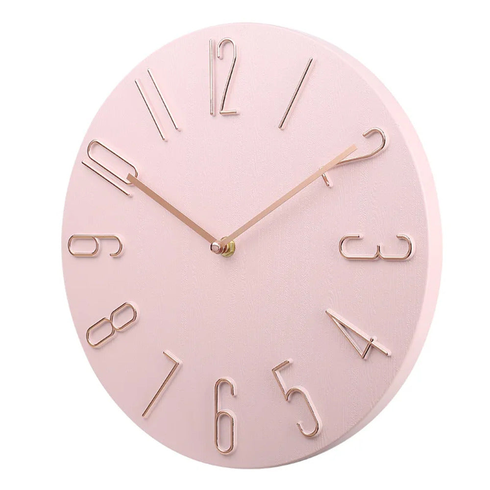 Silencio Moderne, geräuschlose Wanduhr – Minimalistisches Design mit Quarzwerk