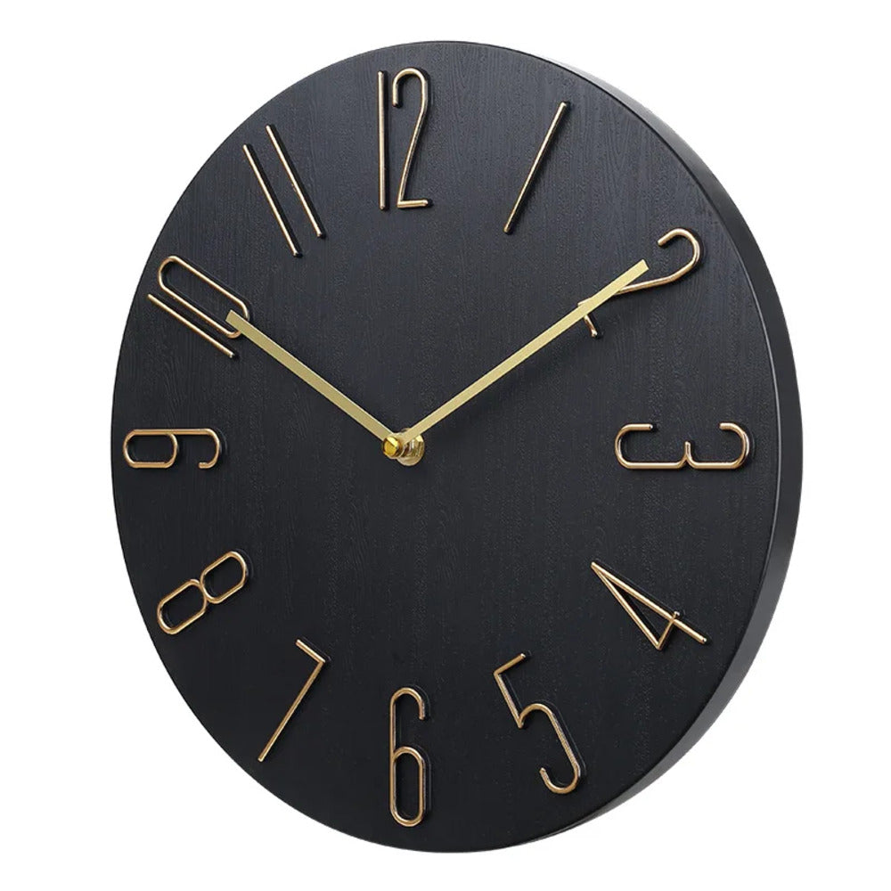Silencio Moderne, geräuschlose Wanduhr – Minimalistisches Design mit Quarzwerk