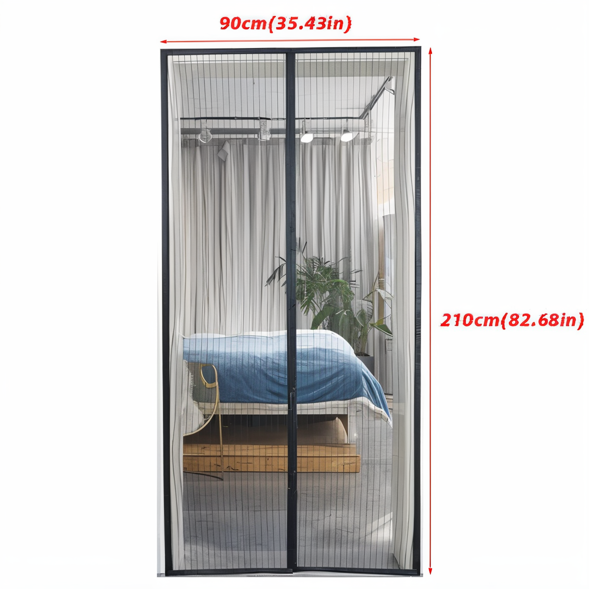 MagniSeal™ Magnetisches Deurnet gegen Insekten | Karnz