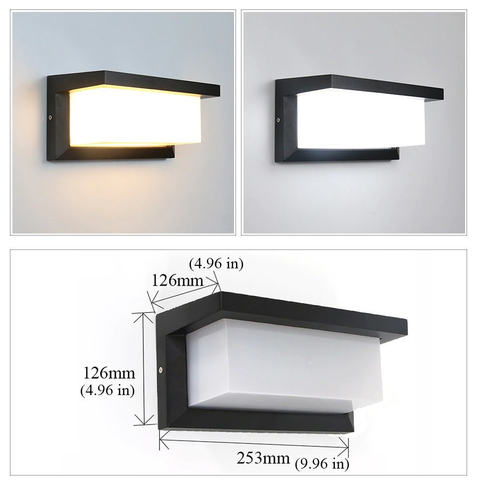 Horizontale LED Außenlampe | Karnz