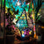 Holz-Projektionslampe mit Hohlschnitt - Buntes LED-Nachtlicht für Wohnzimmer und Schlafzimmer | Karnz