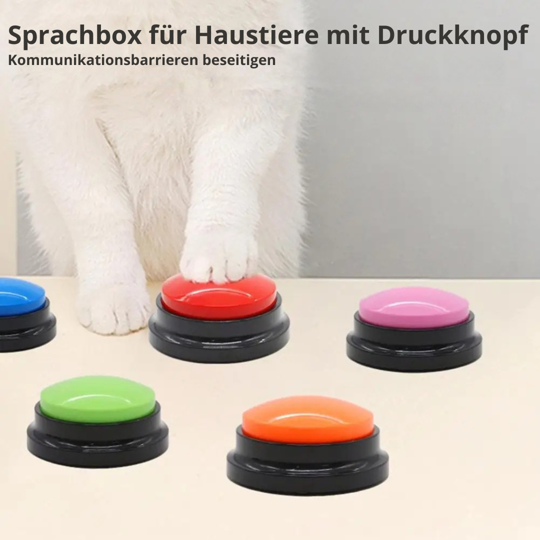 Sprachknöpfe für Hunde & Katzen mit Aufnahmefunktion Karnz