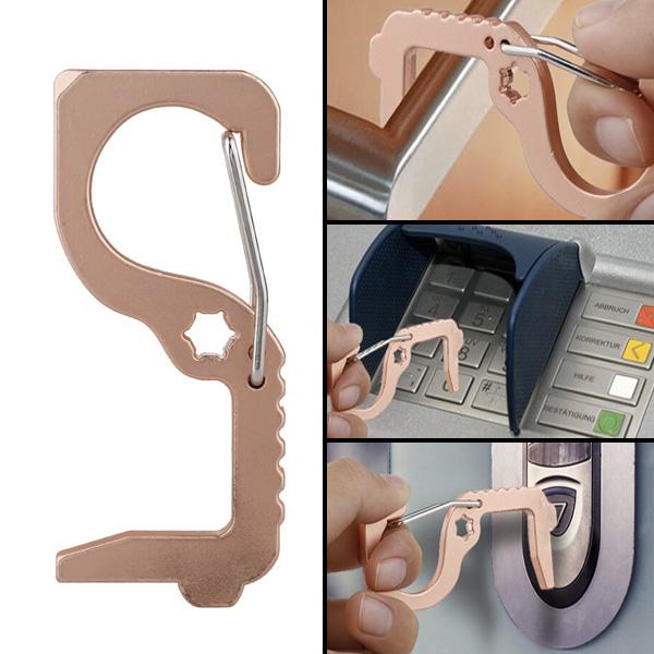 Hygienischer antimikrobieller Messing-Türöffner & Stylus | Karnz