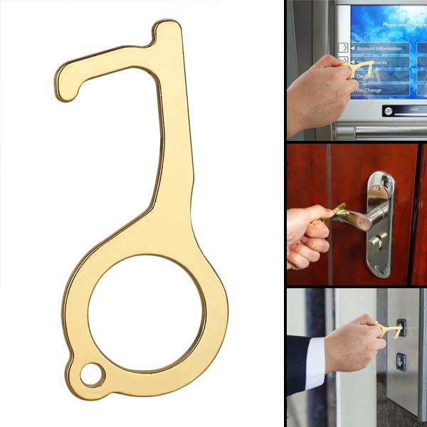 Hygienischer antimikrobieller Messing-Türöffner & Stylus | Karnz