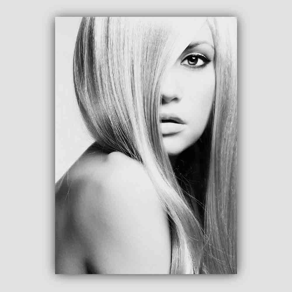 Schwarz-Weiß-Fotodruck „Serenity Fashion“