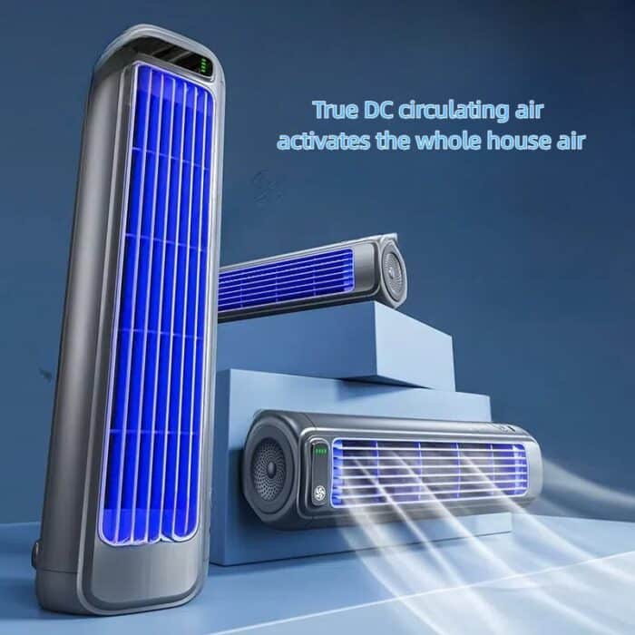 Leistungsstarker mobiler Ventilator, leise | Karnz