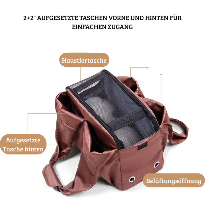 Atmungsfähige Haustiertrage leicht und geräumig Karnz