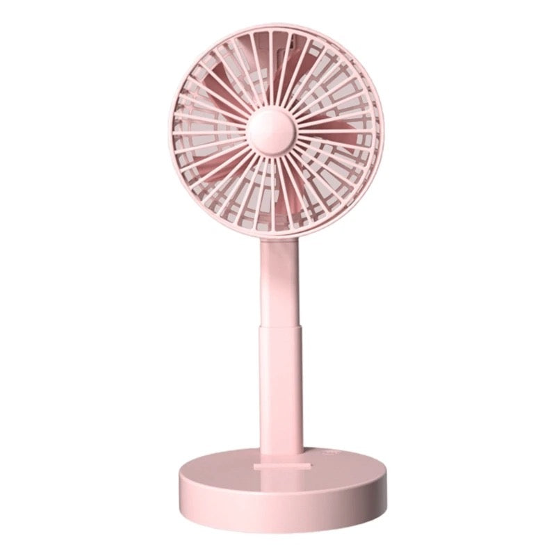 Zusammenklappbarer teleskopischer Ladeventilator, minimalistisches, tragbares Mini-Desktop | Karnz