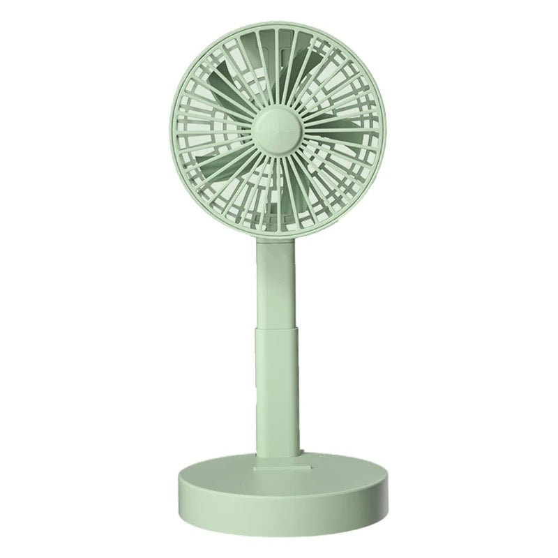 Zusammenklappbarer teleskopischer Ladeventilator, minimalistisches, tragbares Mini-Desktop | Karnz