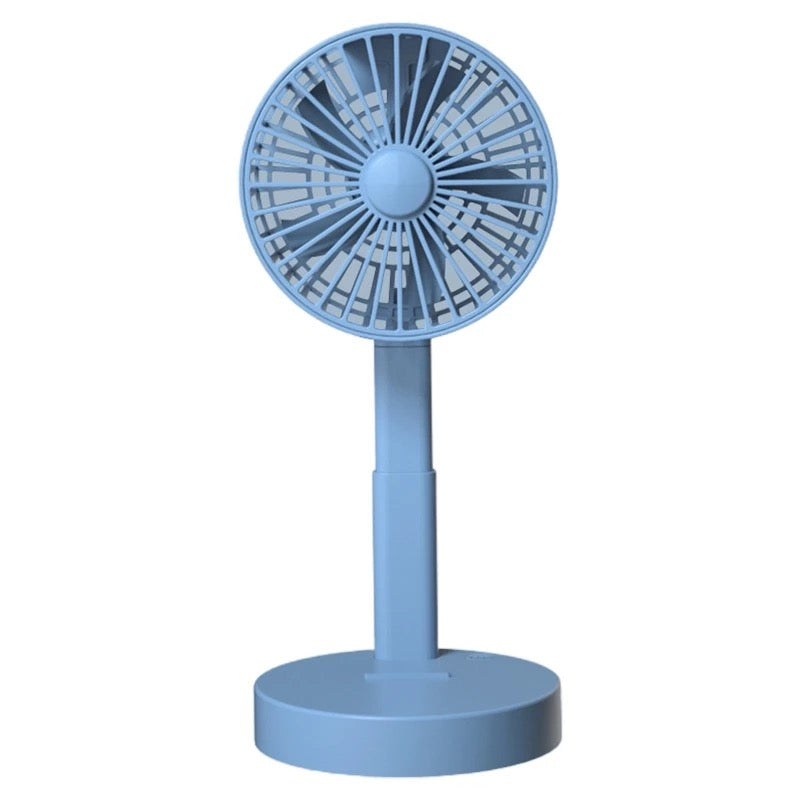 Zusammenklappbarer teleskopischer Ladeventilator, minimalistisches, tragbares Mini-Desktop | Karnz