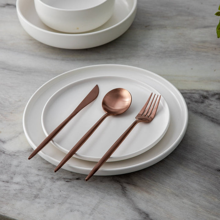 Karnz | Minimalistisches Edelstahl Besteck Elegante Einfachheit