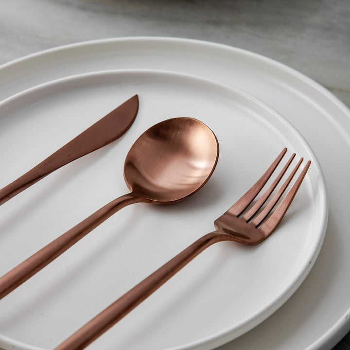 Karnz | Minimalistisches Edelstahl Besteck Elegante Einfachheit