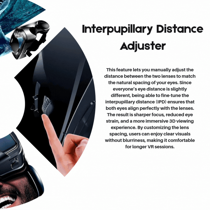VISIAX – 3D-VR-Brille mit Kopfhörern und Controller