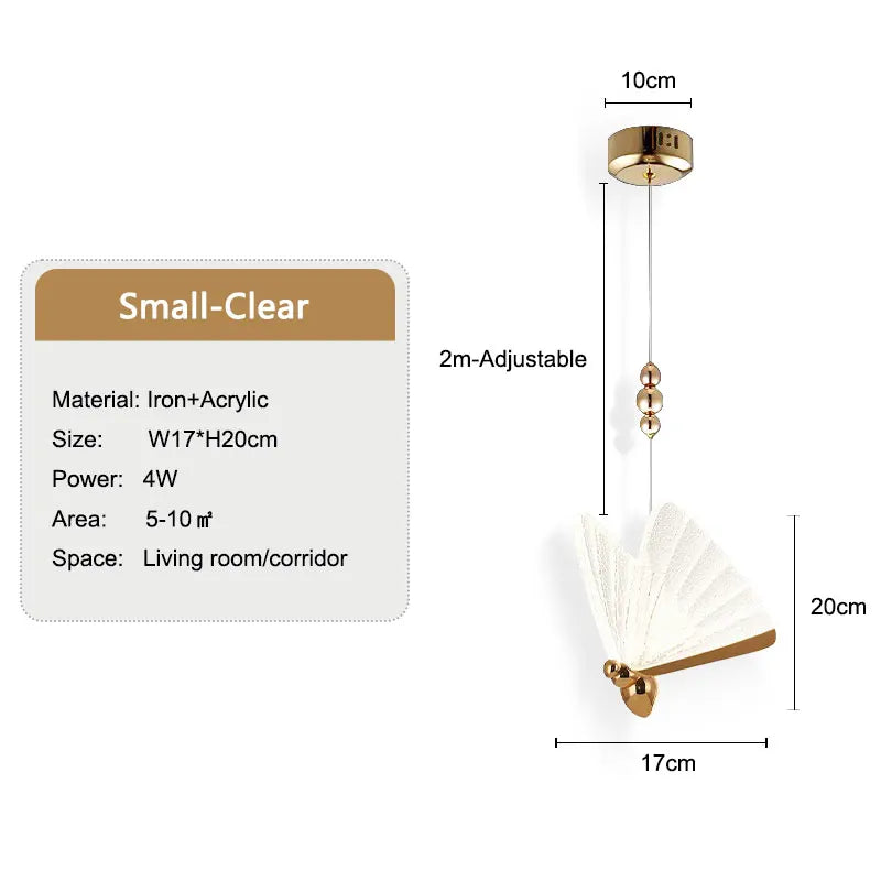 LumeFly – Schmetterling LED Pendelleuchte mit warmem Licht | Karnz