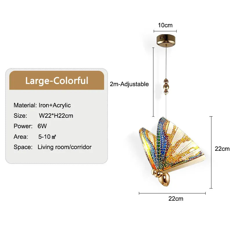LumeFly – Schmetterling LED Pendelleuchte mit warmem Licht | Karnz