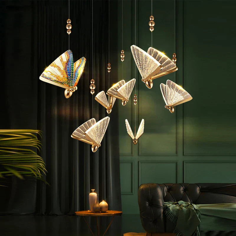 LumeFly – Schmetterling LED Pendelleuchte mit warmem Licht | Karnz