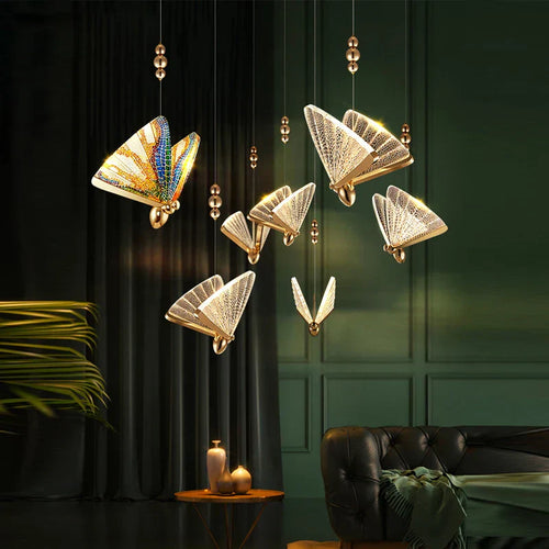 LumeFly – Schmetterling LED Pendelleuchte mit warmem Licht | Karnz