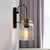 Industrielle Glastrichter Wandleuchte | Karnz