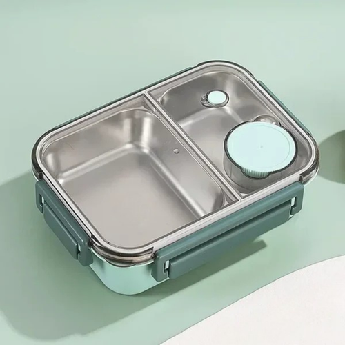 Isolierte Lunchbox aus Edelstahl – hält die Temperatur bis zu 12 Stunden lang