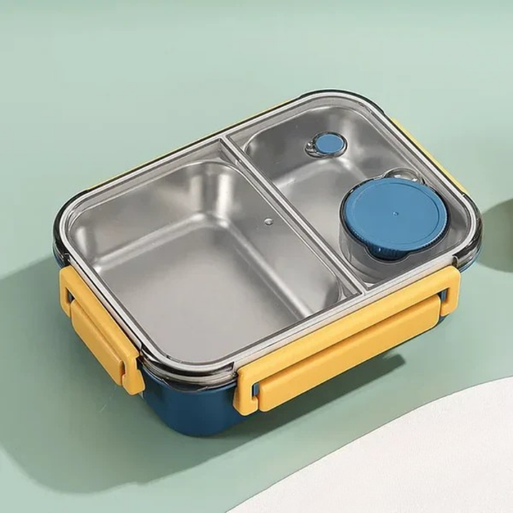 Isolierte Lunchbox aus Edelstahl – hält die Temperatur bis zu 12 Stunden lang