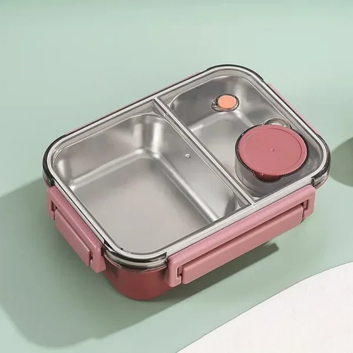 Isolierte Lunchbox aus Edelstahl – hält die Temperatur bis zu 12 Stunden lang