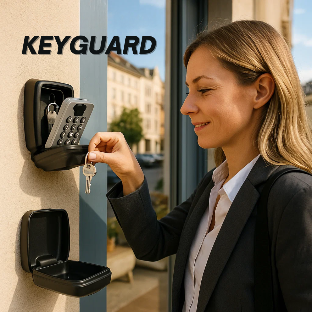 KeyGuard Outdoor Safe – Wetterfester Wandmontierter Schlüsselbox | Karnz