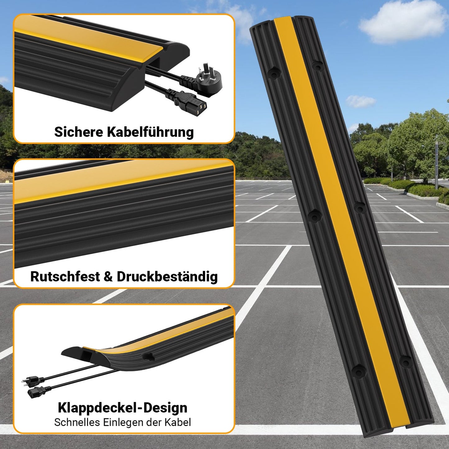 Kabelbrücke Schlauchbrücke 1m 4 Stück | Karnz