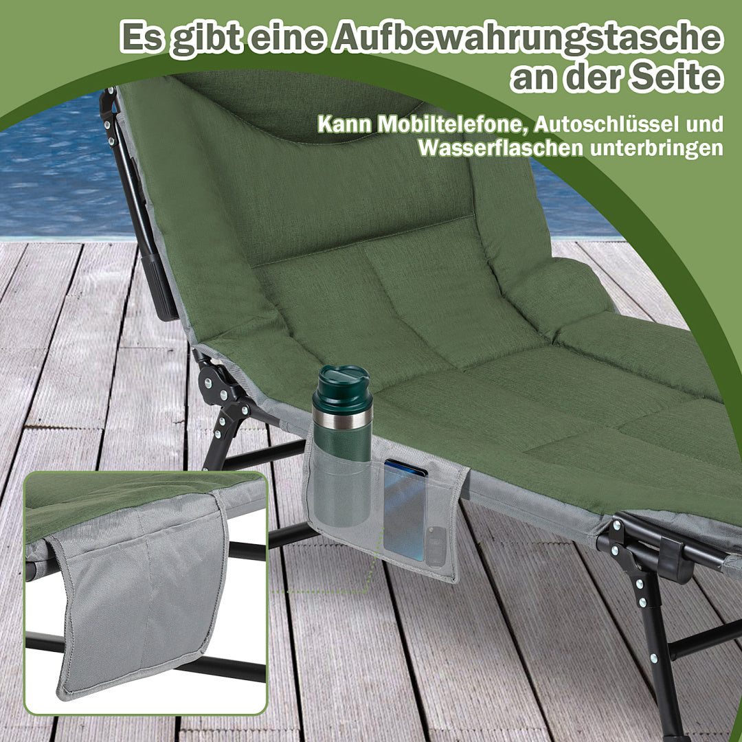 Karpfenliege Angelliege Faltbar Maximale Belastung 150 kg | Karnz