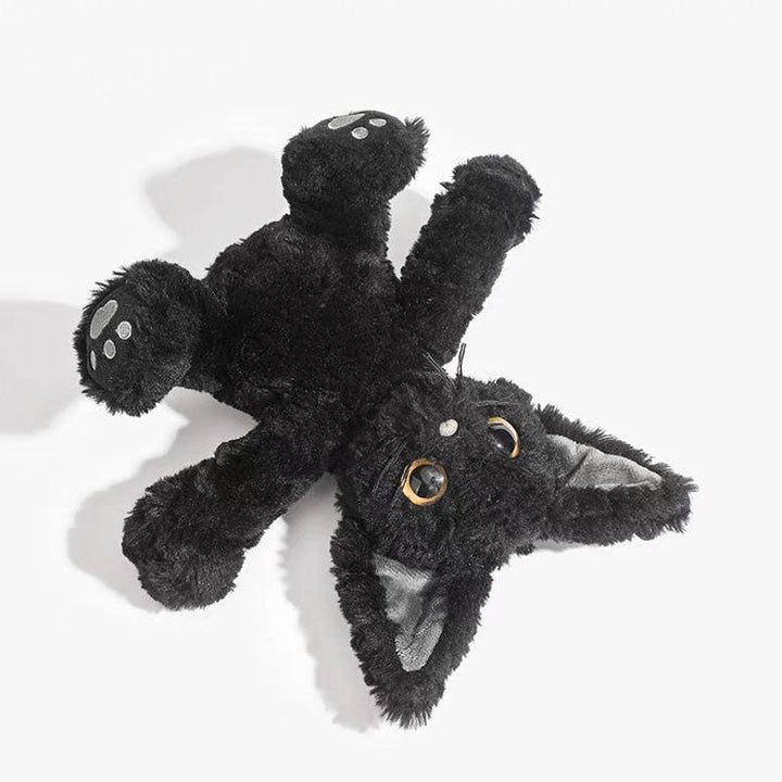 Kawaii Schwarze Katze Plüschspielzeug Stofftier
