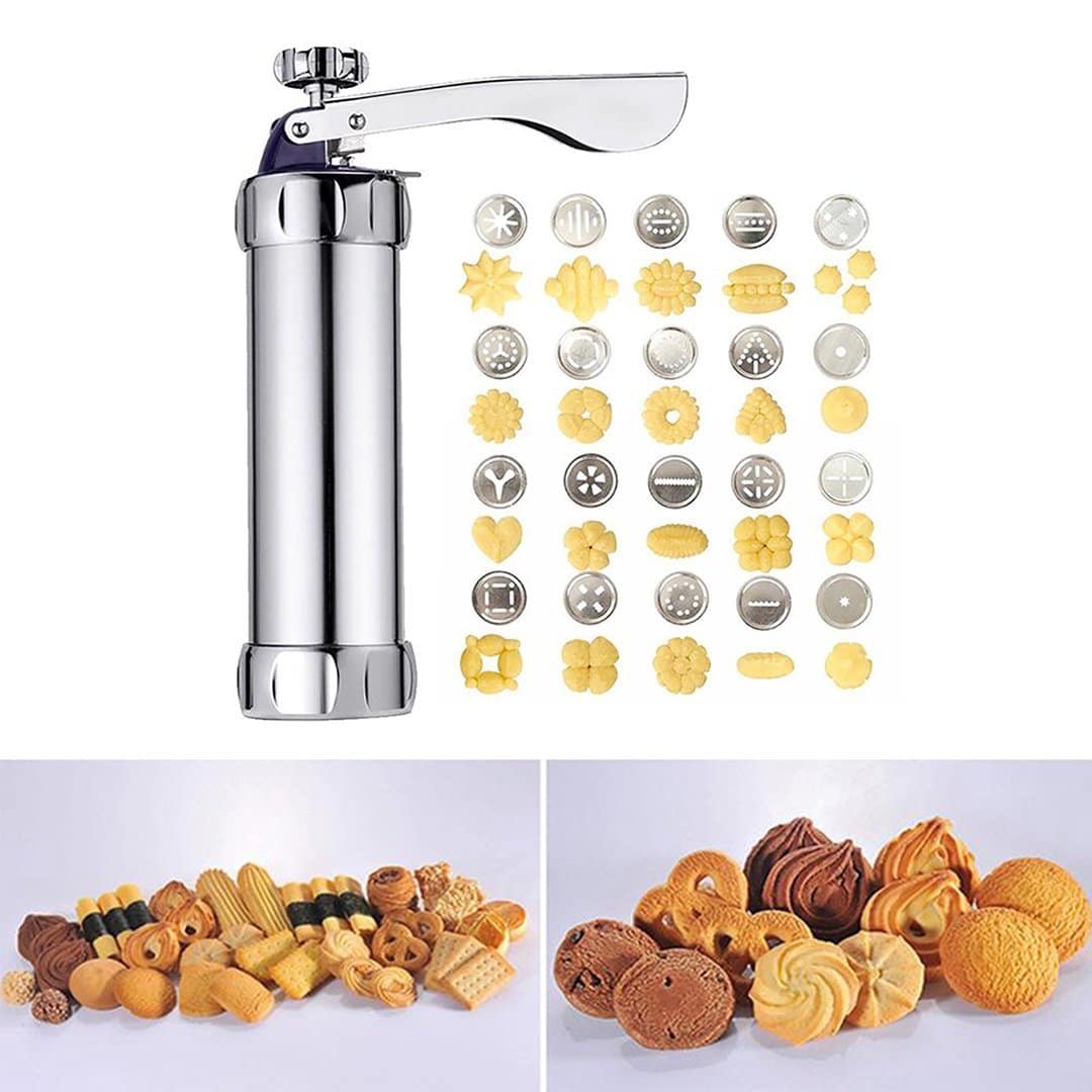 Karnz | Biscuit-Presse aus Edelstahl Keksmaker