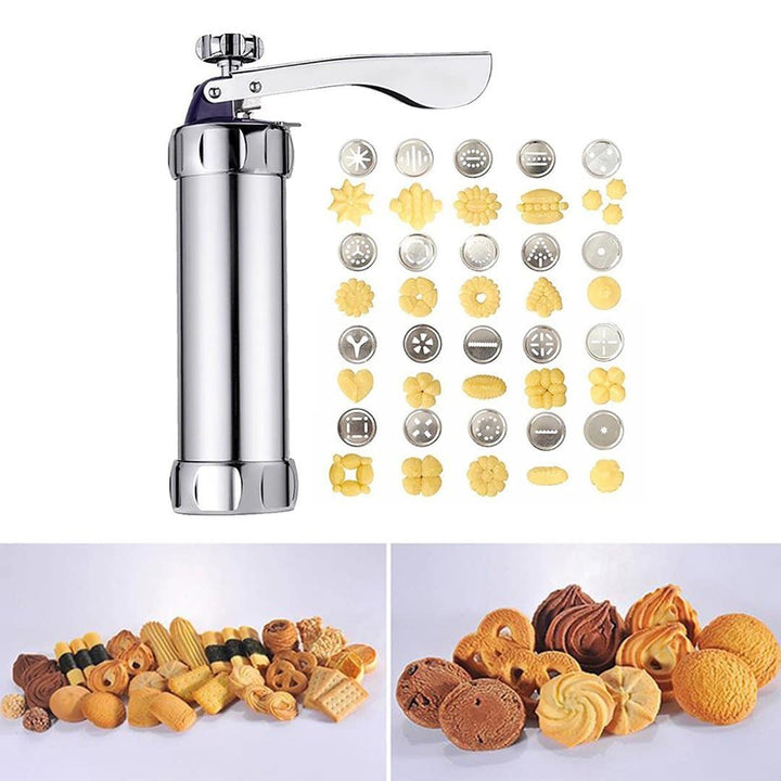 Karnz | Biscuit-Presse aus Edelstahl Keksmaker