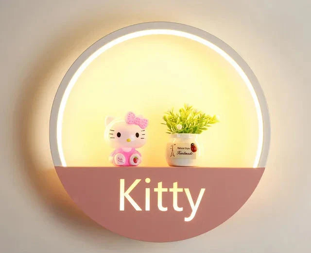 Wandleuchte Kinderzimmer – Kreative LED Nachtlicht Wandlampe mit Halterung | Karnz