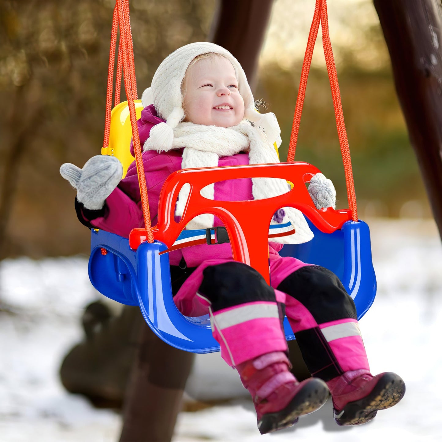 Kinderschaukel Babyschaukel 3 in 1 | Karnz