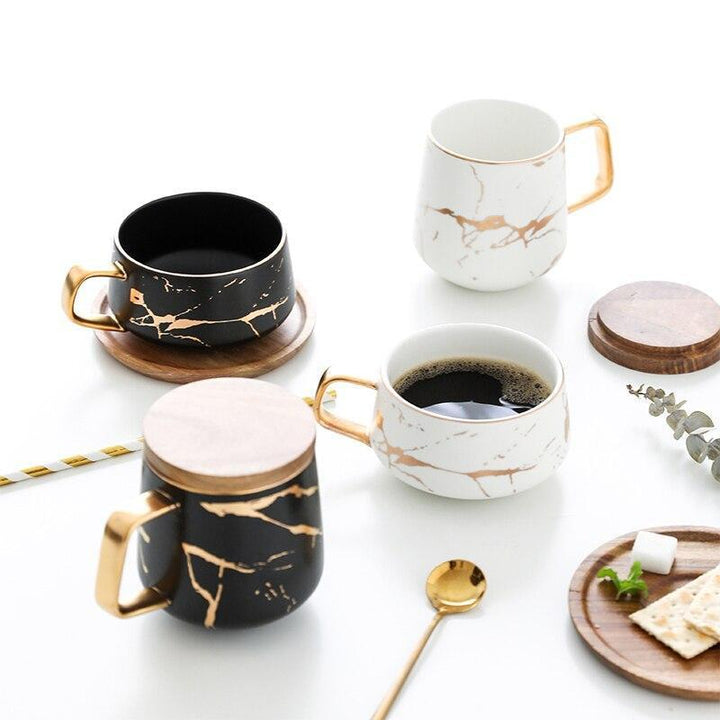 Kintsugi Nordic Ceramic Tall Mug | Karnz