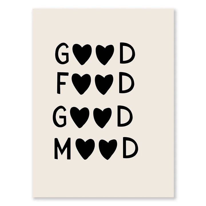 Küchenkochliebe-Zitate-Wandkunst Feine Kunst Leinwanddrucke Minimalistische Moderne Typografische Poster Bilder Für Küchen-Esszimmer-Café-Kunstdekoration
