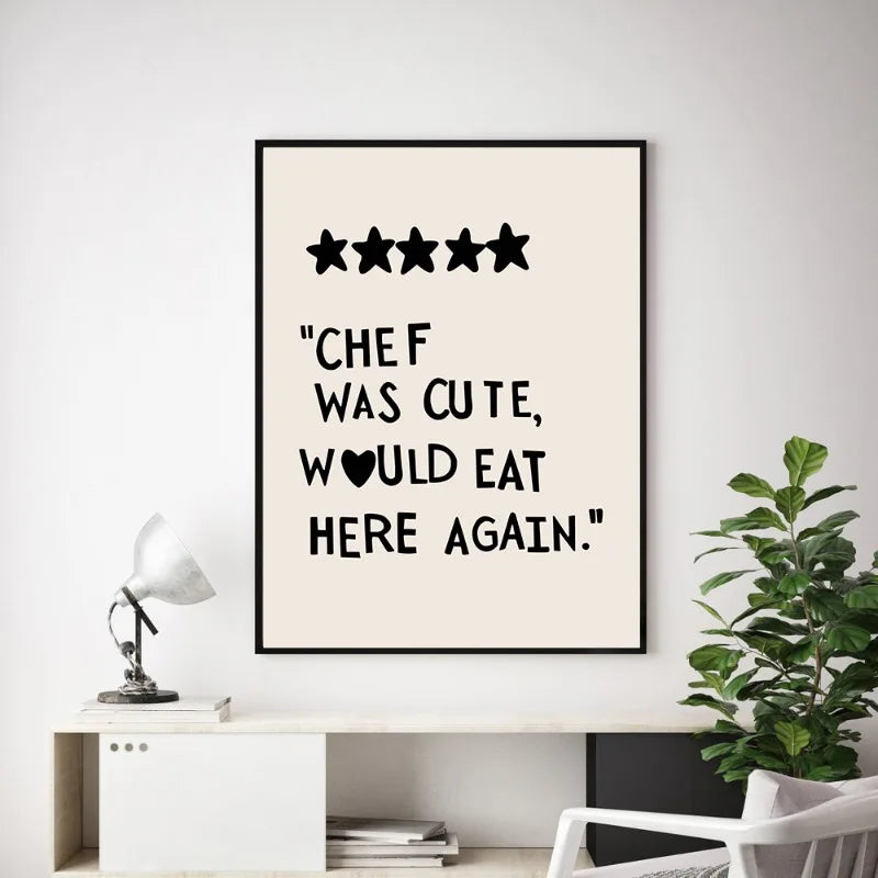Küchenkochliebe-Zitate-Wandkunst Feine Kunst Leinwanddrucke Minimalistische Moderne Typografische Poster Bilder Für Küchen-Esszimmer-Café-Kunstdekoration