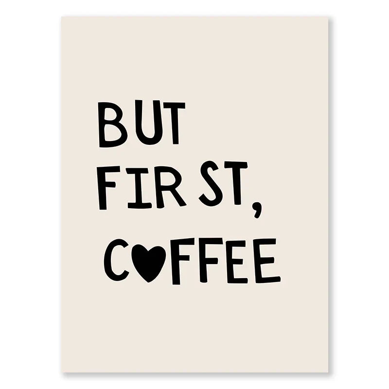Küchenkochliebe-Zitate-Wandkunst Feine Kunst Leinwanddrucke Minimalistische Moderne Typografische Poster Bilder Für Küchen-Esszimmer-Café-Kunstdekoration