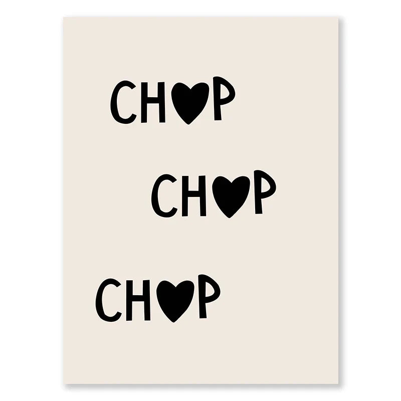 Küchenkochliebe-Zitate-Wandkunst Feine Kunst Leinwanddrucke Minimalistische Moderne Typografische Poster Bilder Für Küchen-Esszimmer-Café-Kunstdekoration