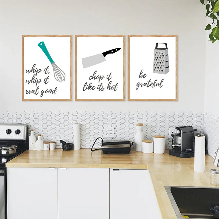Küchenkochgeschirr Lustige Zitate Poster Wandkunst Feine Kunst Leinwanddrucke Bilder Für Küche Café Diner Kochkunst Backkunst Kreative Wohnkultur