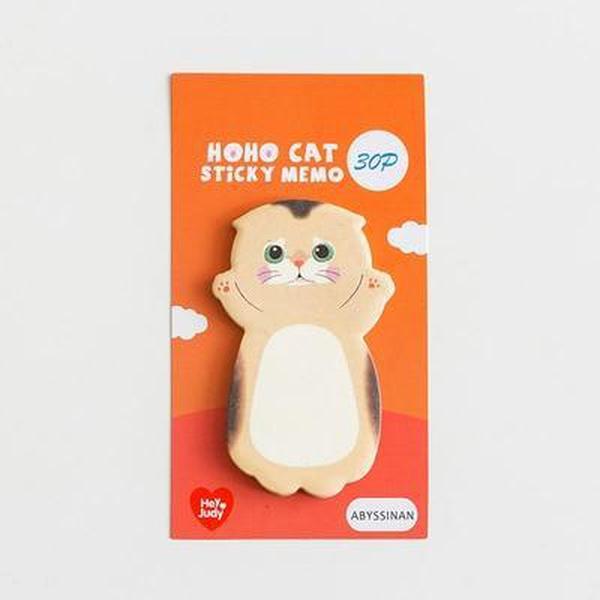 Kitty Sticky Note Memo Pad | Karnz