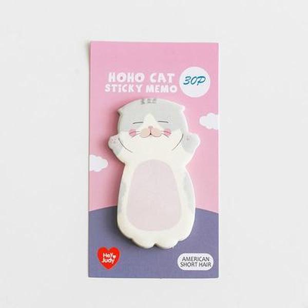 Kitty Sticky Note Memo Pad | Karnz