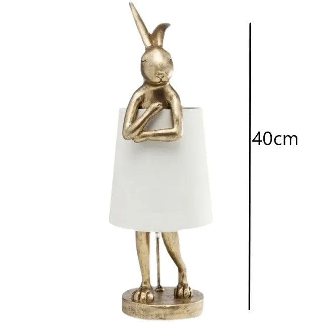 Rabbit Tischlampe – Dimmbares LED-Nachtlicht im modernen Design für das Kinderzimmer & Wohnzimmer | Karnz