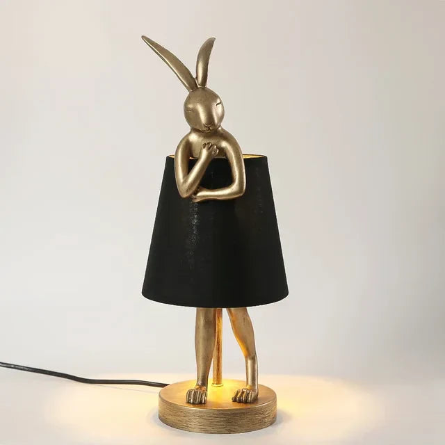 Rabbit Tischlampe – Dimmbares LED-Nachtlicht im modernen Design für das Kinderzimmer & Wohnzimmer | Karnz