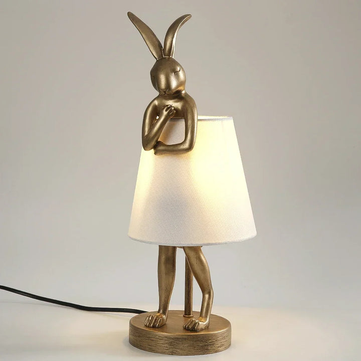Rabbit Tischlampe – Dimmbares LED-Nachtlicht im modernen Design für das Kinderzimmer & Wohnzimmer | Karnz