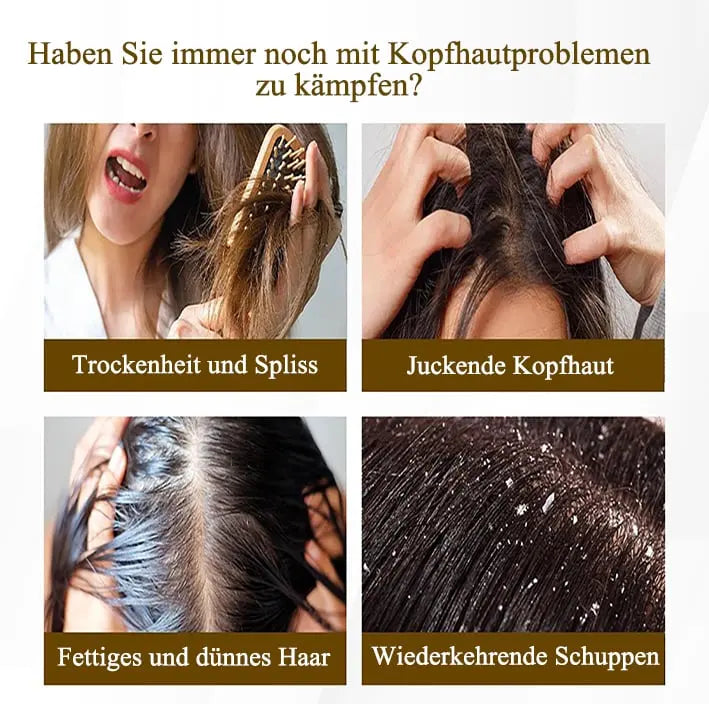 Kopfhautmassage-Kamm – Sanfte Schuppenentfernung & Pflege