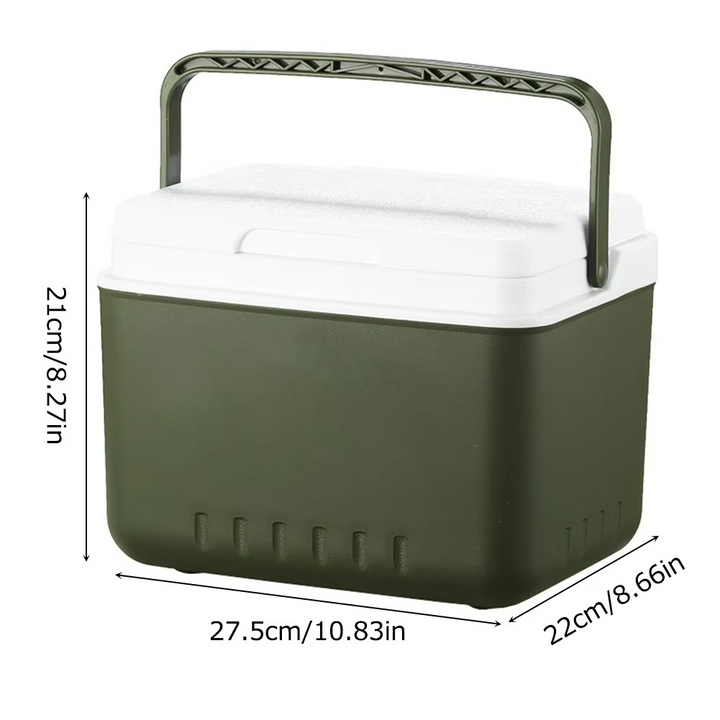 GreenFresh – Kompakter Kühler 15L mit doppelter Temperaturspeicherung | Karnz